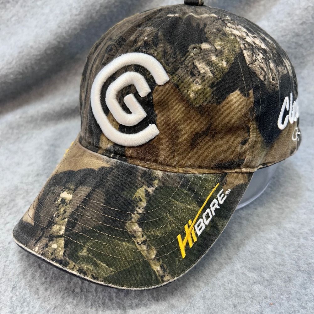 Cleveland Golf Embroidered G Logo Mens Camo Hat HiBore Adjustable OSFM